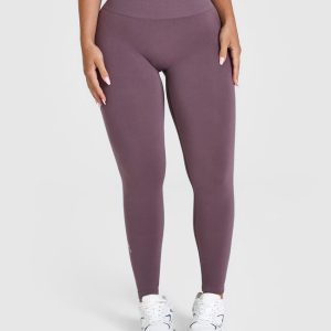 Effortless Seamless Leggings Vintage Purple