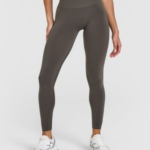 Effortless Seamless Leggings Deep Taupe