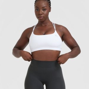 Everyday Cross Over Bralette White